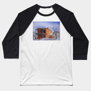 Walk in the Snow Baseball T-Shirt